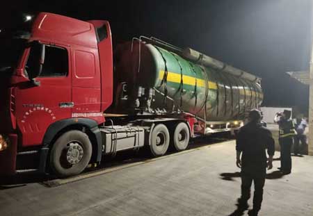 臺(tái)州黃巖區(qū)開展治超行動(dòng) 地磅查獲4輛＂百噸王＂